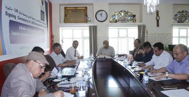 مجلس جامعة الناصر يعقد اجتماعه الدوري